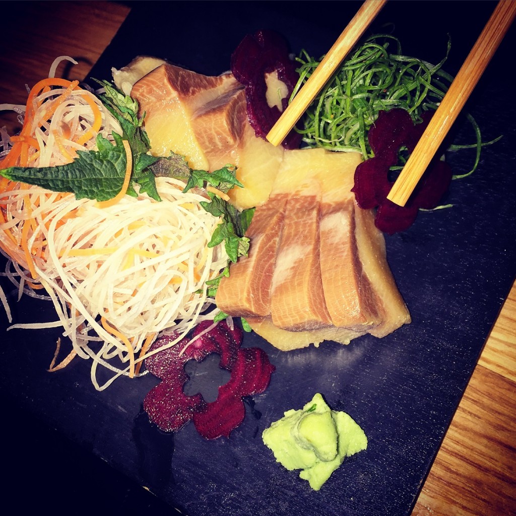 Hamachi Yellowtail sashimi