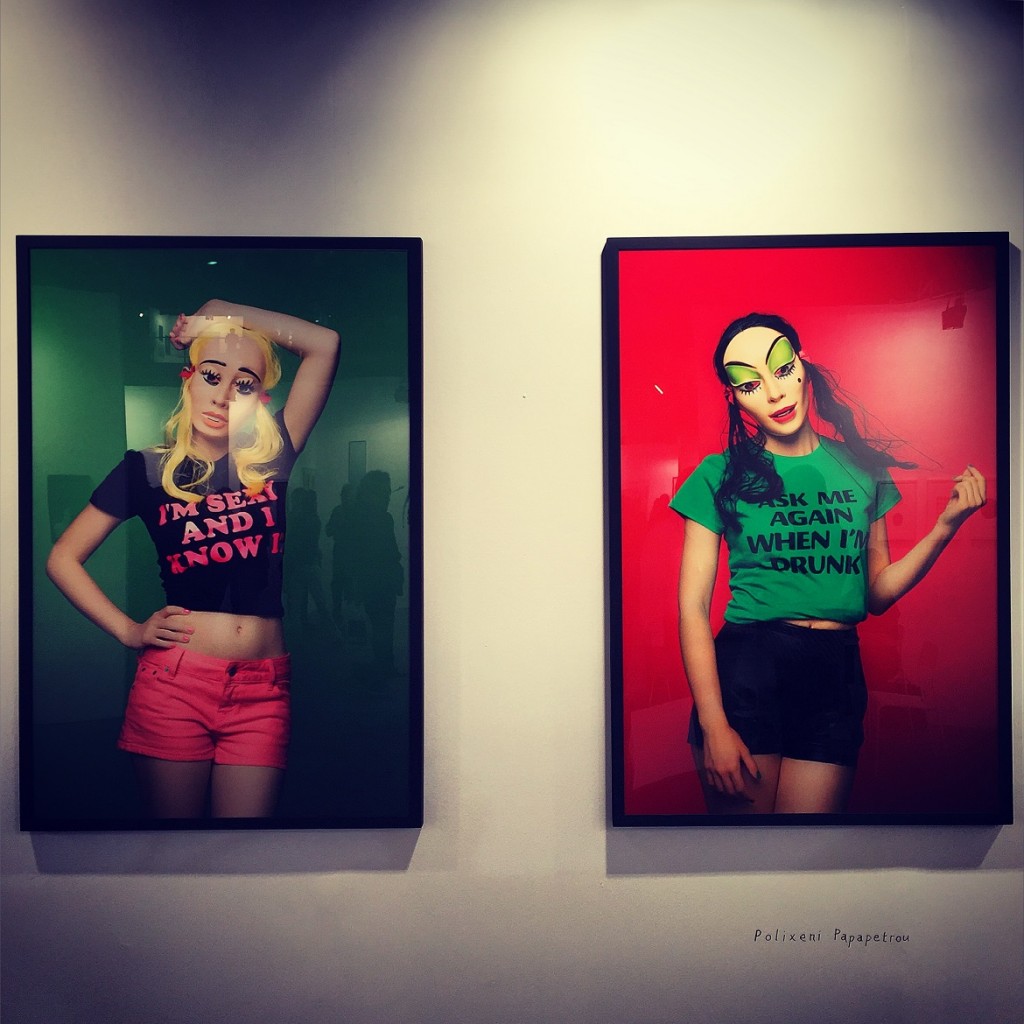 Polixeni Papapetrou - I'm Sexy And I Know It (left) & Ask Me Again When I'm Drunk (right) // Anna Pappas Gallery
