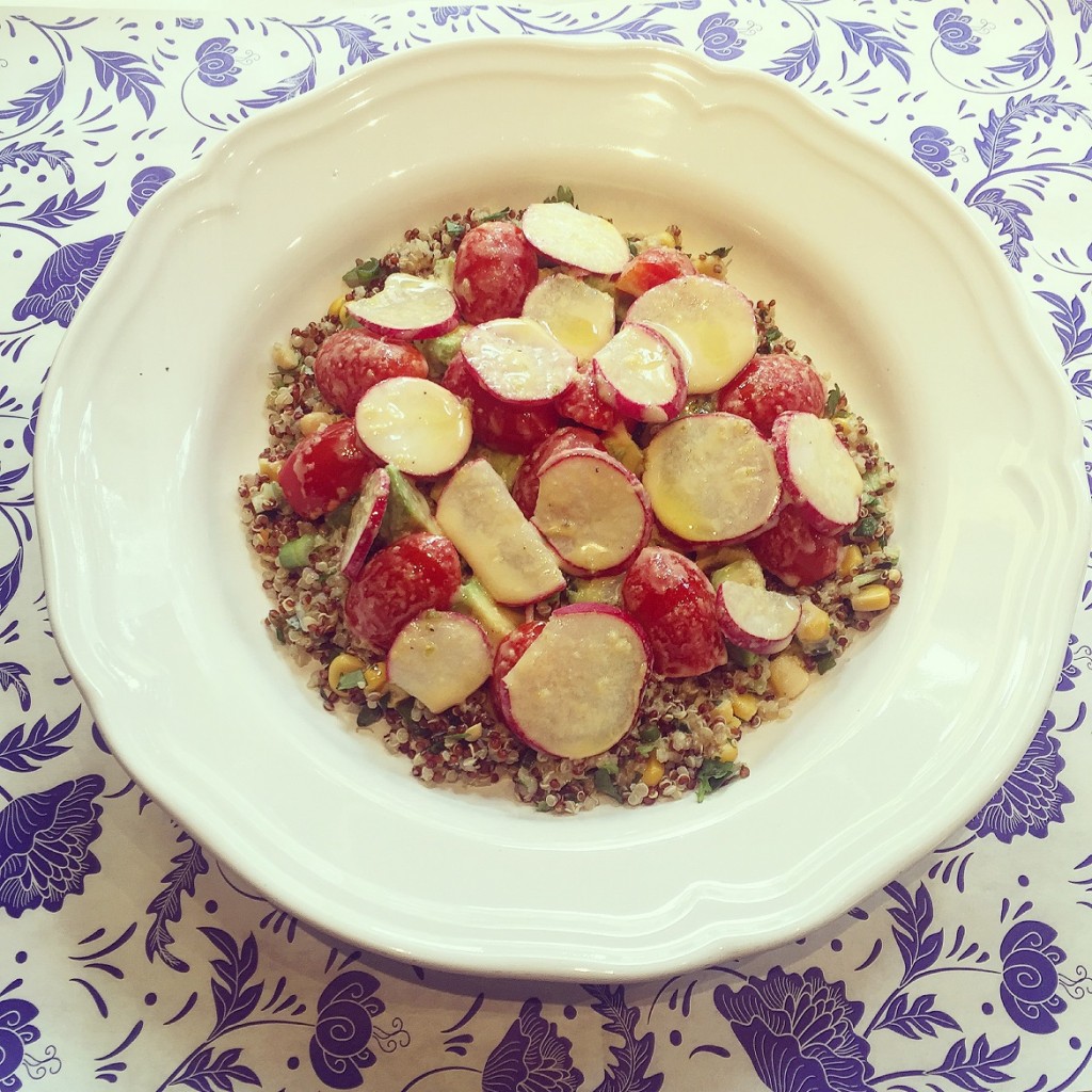 Στα plus και η δροσερή σαλάτα quinoa!