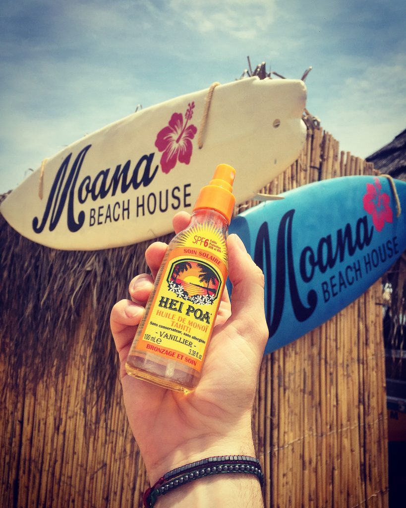 HEI POA με χαμηλό δείκτη spf6 & εκχύλισμα Monoi για βαθύ μαύρισμα