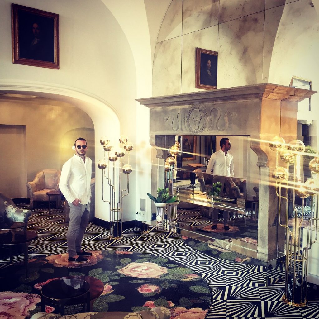 The opulent interriors of Punta Tragara Hotel built by the famous Le Corbusier!