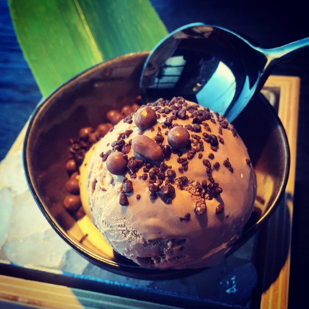 Chocolate & coconut ice-creams -my favorite!