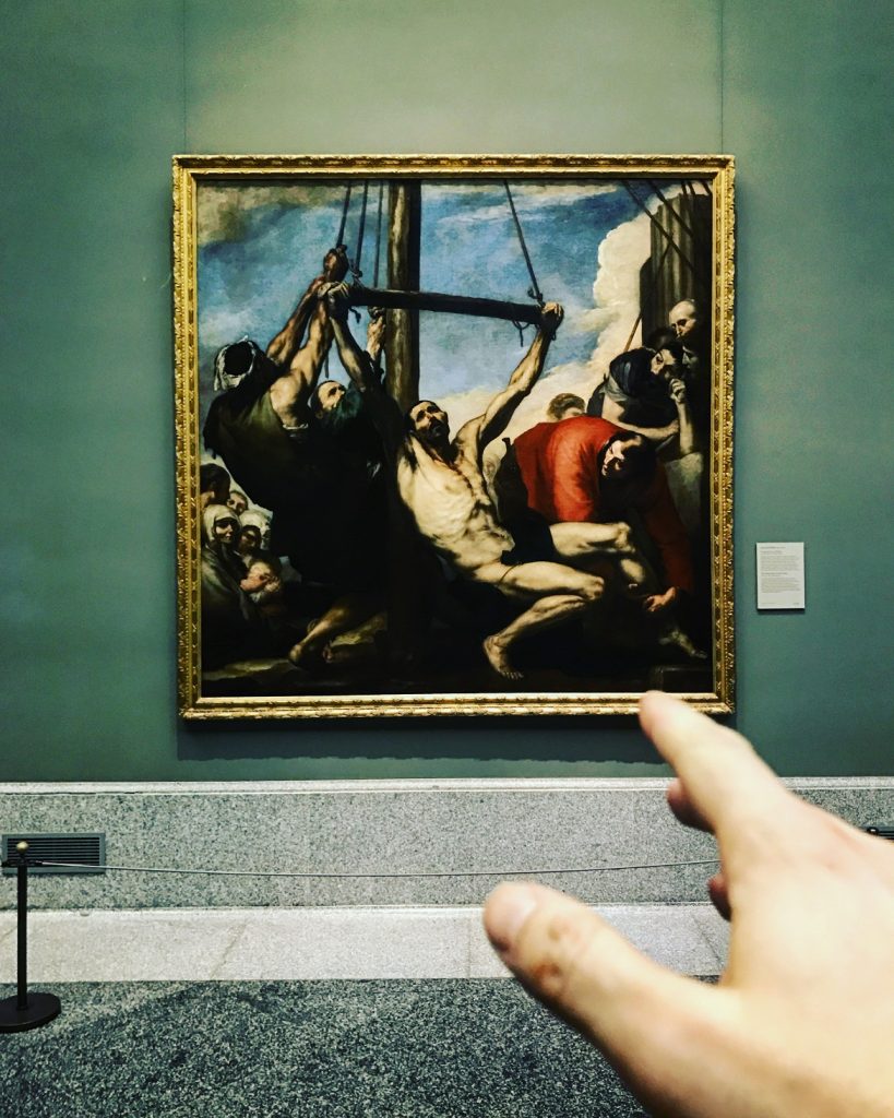 Ένα από τα δεκάδες αριστουργήματα στο must-visit μουσείο Prado. με την ανεπανάληπτη συλλογή Ισπανών ζωγράφων: Ribera (βλ. φωτο), Goya, Velasquez, Zurbaran & El Greco...